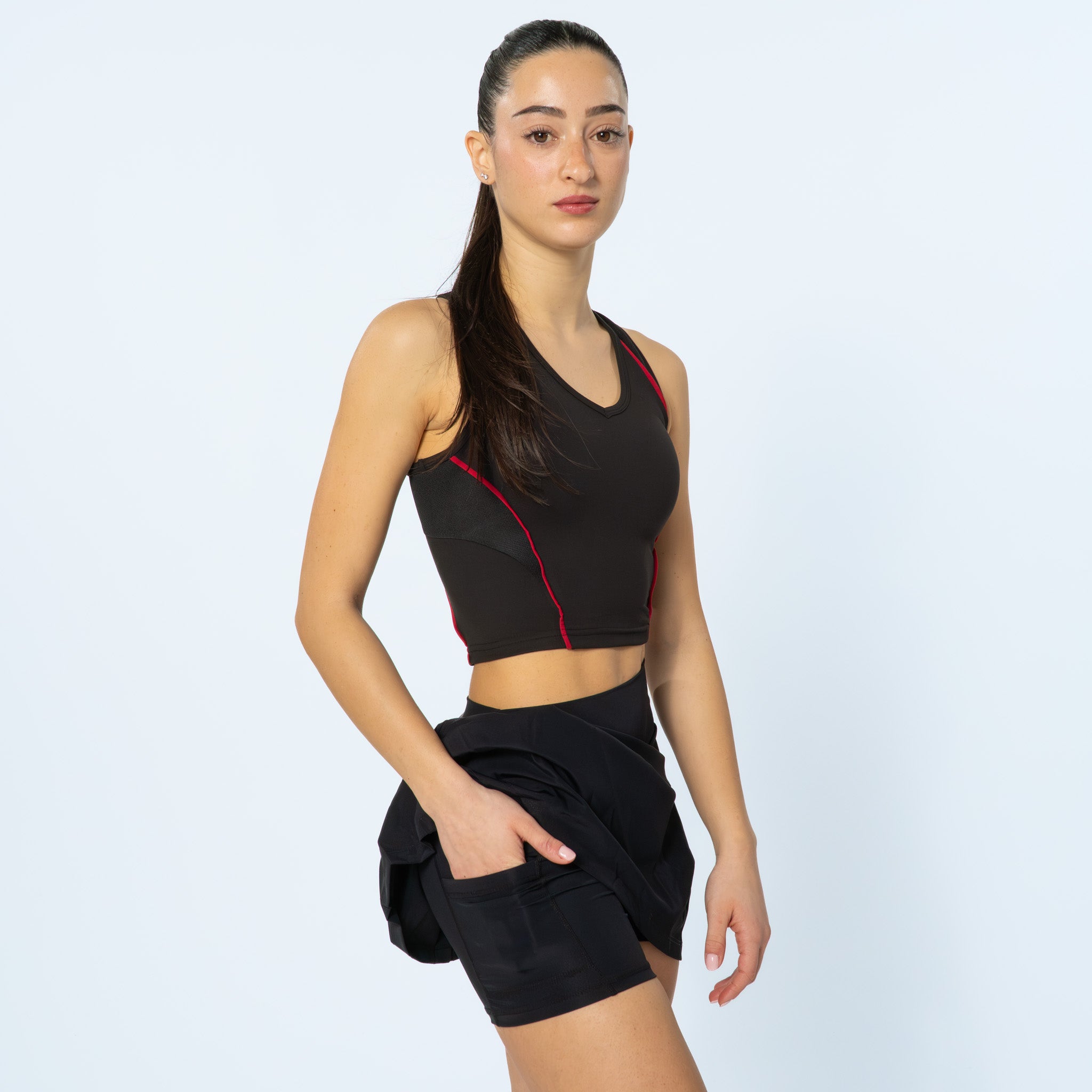 Court Black Skirt